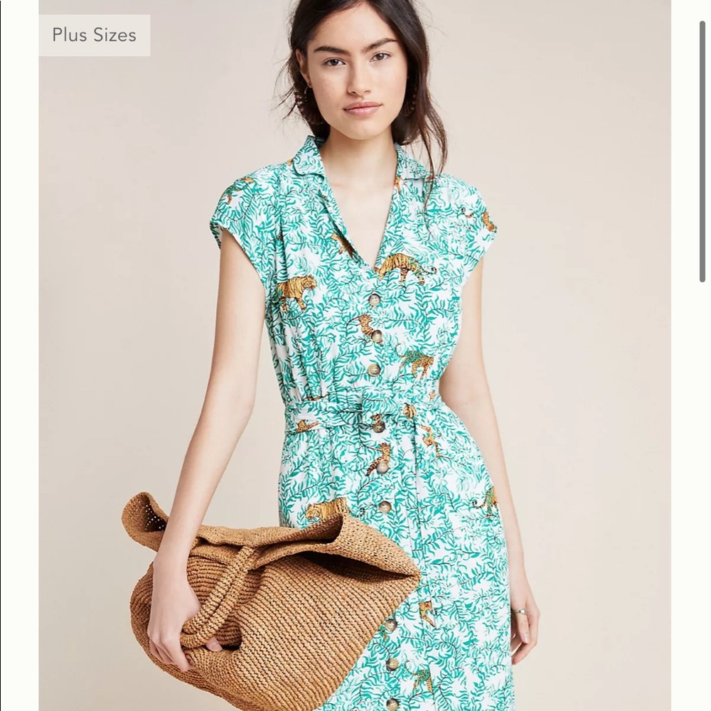 anthropologie maeve tiger dress
